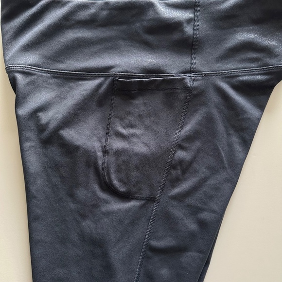 Under Armour Blue/Silver Motion Gloss Leggings Size XL - Picture 12 of 12